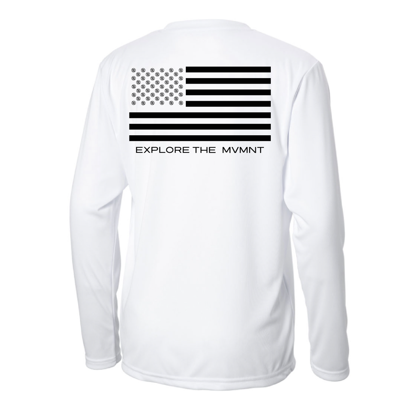 American Flag Adult Performance Sun Shirt