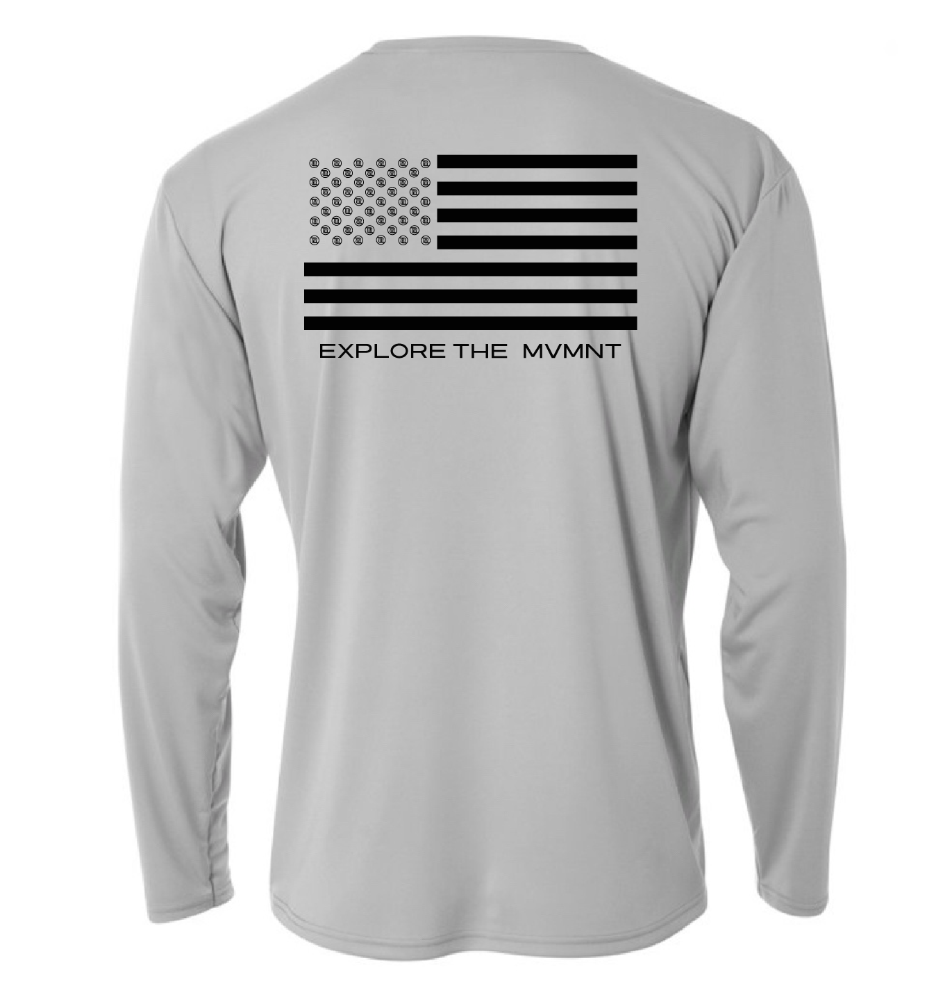 American Flag Adult Performance Sun Shirt