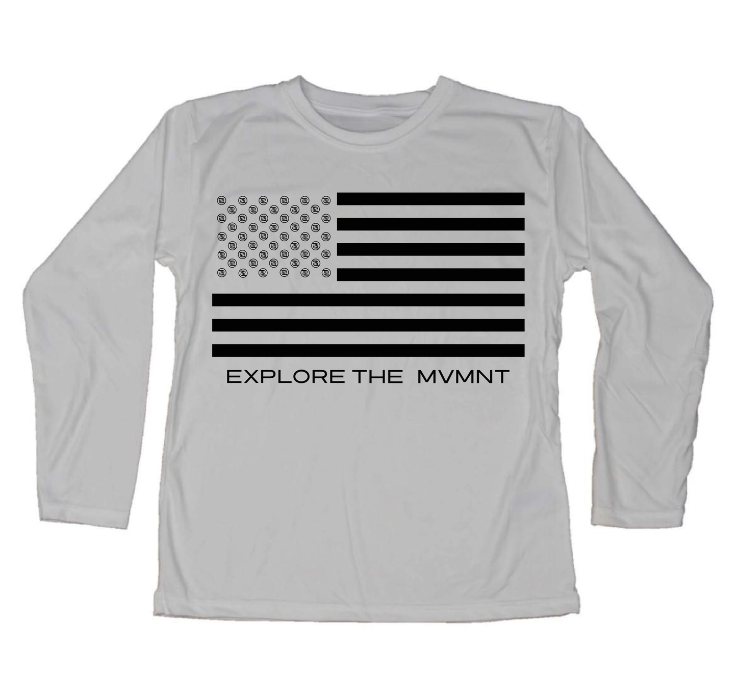 Kids American Flag Performance Sun Shirt